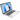 Alternate-Image2 Image for HP 17-cn3000 17-cn3142ds 17.3" Touchscreen Notebook - HD+ - Intel Core N-series N100 - 4 GB - 128 GB Flash Memory - Moonlight Blue, Natural Silver