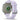 Rear Image for Garmin Venu 4 - 41 mm Silver with Periwinkle Silicone Band