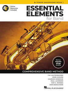 Essential Elements for Band – Bb Tenor Sax Book 1 with EEi