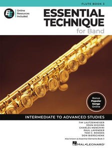 Essential Elements for Band – Flute Book 3 with EEi (Pre-Order)