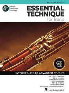Essential Elements for Band – Bassoon Book 3 with EEi