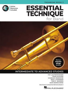 Essential Elements for Band – Trombone Book 3 with EEi