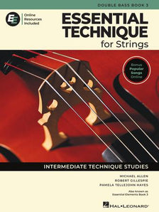 Essential Technique for Strings – Double Bass Book 3 with EEi
