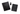 2027 Black Leather Look Weekly Planner Basic Bundle