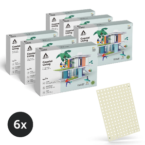 Arckit Coastal Living Model House Kits 6-Pack