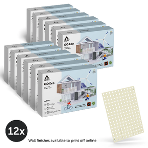 Arckit GO Eco Model House Kits & Building Plates Bundle 12-Pack