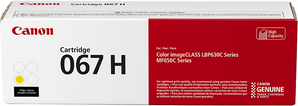 Canon 067 H Yellow High Yield Laser Toner Cartridge