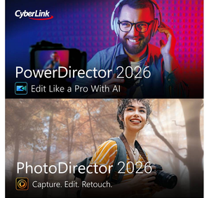 CyberLink PhotoDirector & PowerDirector 2026 with AI Anime Character Creation for Mac & Windows