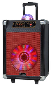 Supersonic 12” Portable Bluetooth Speaker with Disco Ball Light (2 Colors) (On Sale!)