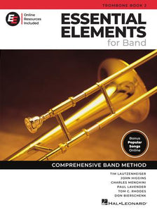 Essential Elements for Band – Trombone Book 2 with EEi