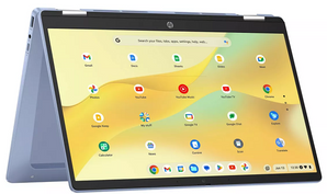 HP Chromebook x360 14" HD Touchscreen Intel N200 4GB RAM 128GB UFS 2-in-1 (Refurbished)