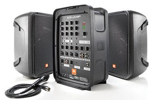 JBL 8" Packaged PA System With 8-Channel Integrated Mixer & FREE! Bluetooth Headphones