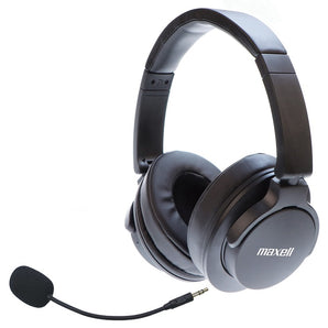 Maxell Bass 13 Active Noise Cancelling Wireless Headphones with Detachable Mic (On Sale!)