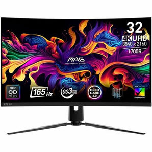 MSI MAG 32" 4K UHD Quantum Dot OLED Curved Gaming Monitor (2 Options) (On Sale!)