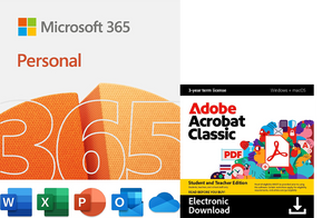 Microsoft 365 Personal with Adobe Acrobat Classic for Mac & Windows (Download)