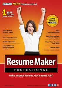 ResumeMaker Professional Deluxe 20