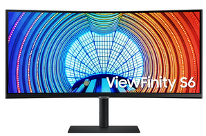 Samsung 34" ViewFinity Ultra-WQHD 100Hz Curved Monitor with DP, HDMI & USB-C