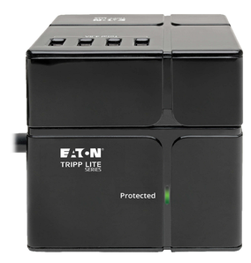 Tripp Lite Safe-IT 3-Outlet Cube Surge Protector with 6-Port USB Charging & Antimicrobial Protection