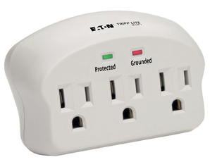 Tripp Lite Protect It! 3-Outlet Surge Protector with Diagnostic LEDs