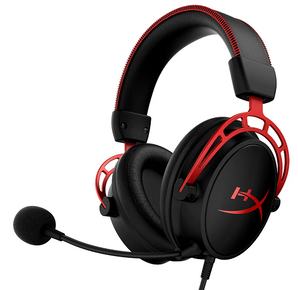 HyperX Cloud Alpha Gaming Headset with Discord & TeamSpeak Certification (Red/Black)