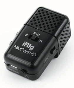 IK Multimedia iRig Mic Cast HD Dual-Sided Digital Voice Microphone for iPad, iPhone & Android (On Sale!)