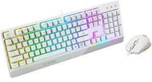 MSI VIGOR GK30 Gaming Keyboard & Mouse Combo (White)