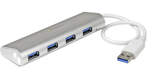 StarTech 4-Port Portable USB 3.0 Hub with Built-in Cable