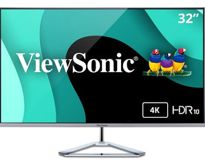 ViewSonic VX3276 32" 4K UHD Ultra-Thin Bezel Monitor with DP & HDMI